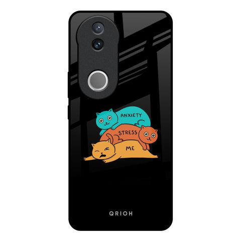 Anxiety Stress Glossy Case for Vivo V50e 5G