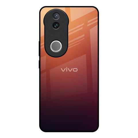 Sunset Background Glossy Case for Vivo V50e 5G