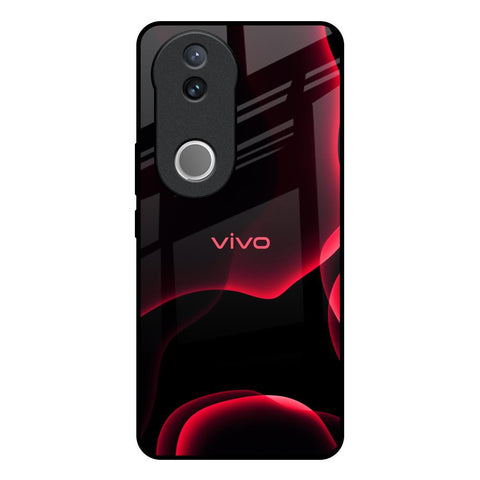 Red Thunder Glossy Case for Vivo V50e 5G
