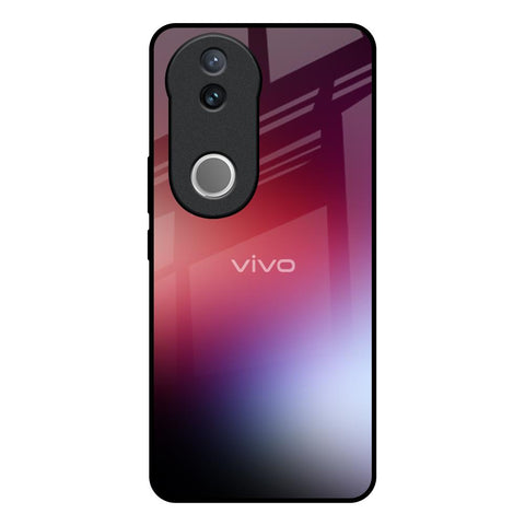 Gaussian Red Glossy Case for Vivo V50e 5G