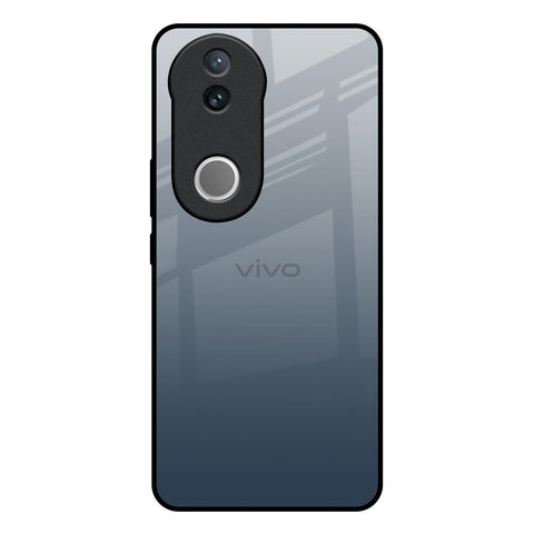 Smokey Grey Color Glossy Case For Vivo V50e 5G