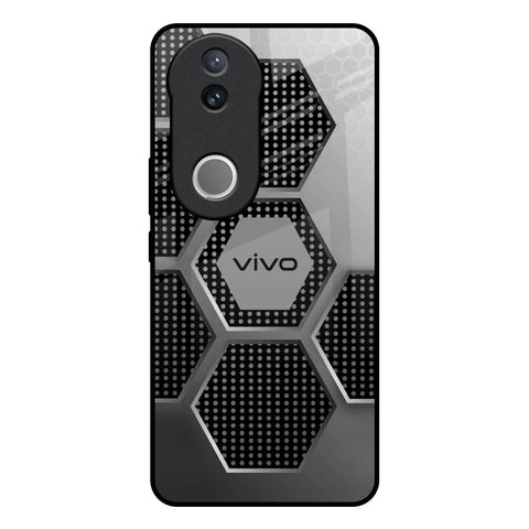 Hexagon Style Glossy Case For Vivo V50e 5G
