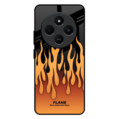 Fire Flame Glossy Case for Redmi 14C 5G
