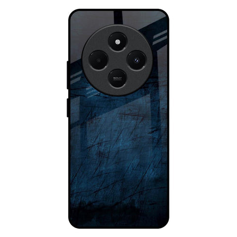 Dark Blue Grunge Glossy Case for Redmi 14C 5G