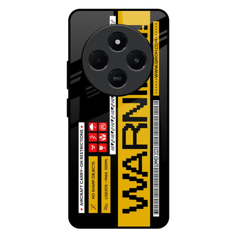 Aircraft Warning Glossy Case for Redmi 14C 5G