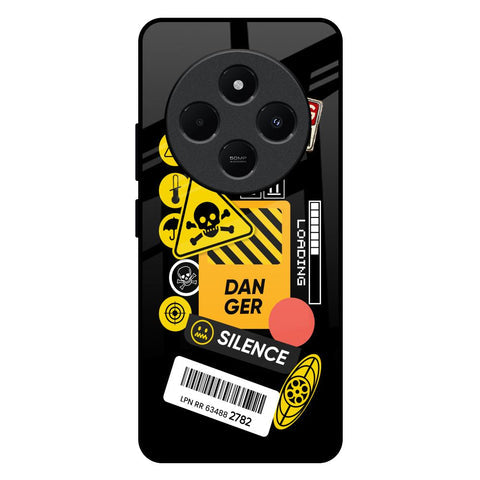 Danger Signs Glossy Case for Redmi 14C 5G