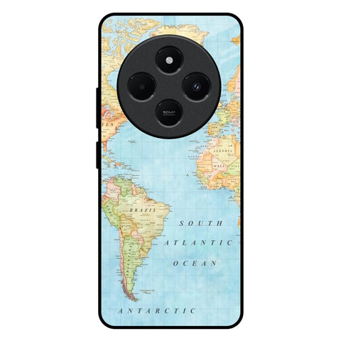 Travel Map Glossy Case for Redmi 14C 5G