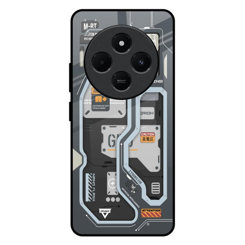 Retro Futuristic Glossy Case for Redmi 14C 5G