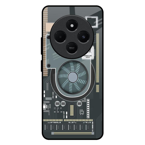 Motherboard Circuit Glossy Case for Redmi 14C 5G