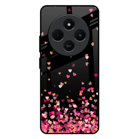 Heart Rain Fall Glossy Case For Redmi 14C 5G