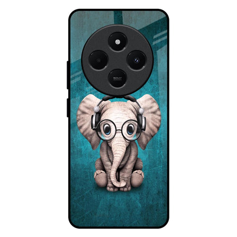 Adorable Baby Elephant Glossy Case For Redmi 14C 5G