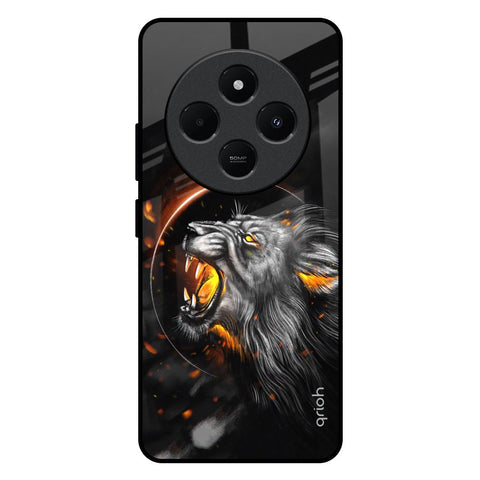 Aggressive Lion Glossy Case for Redmi 14C 5G