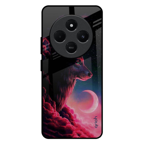 Moon Wolf Glossy Case for Redmi 14C 5G