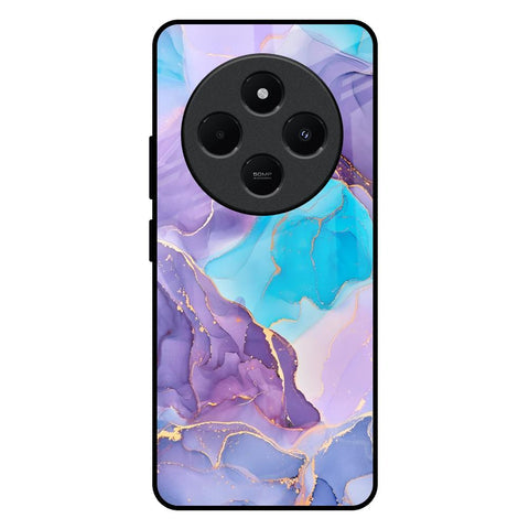 Alcohol ink Marble Glossy Case for Redmi 14C 5G
