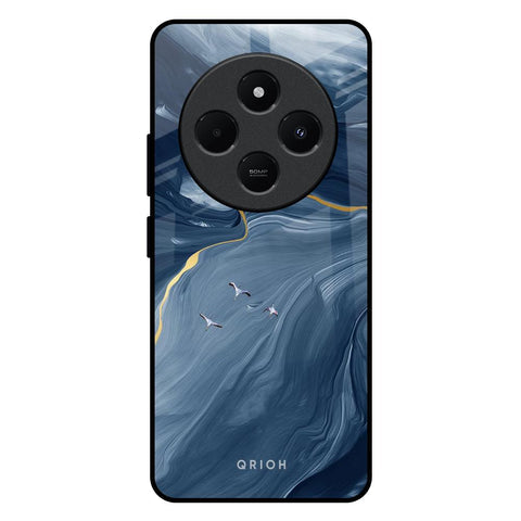 Deep Ocean Marble Glossy Case for Redmi 14C 5G