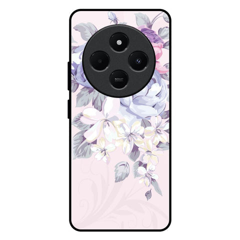 Elegant Floral Glossy Case for Redmi 14C 5G