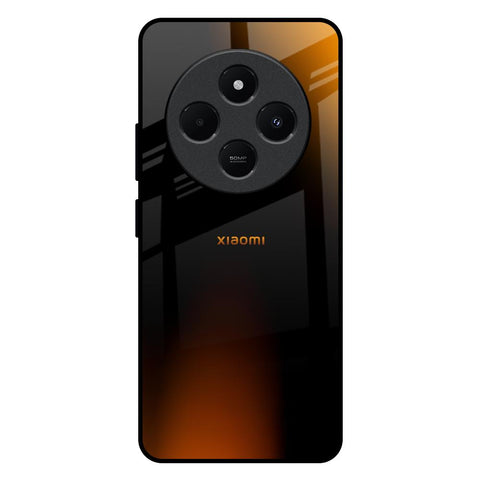 Orange Black Fusion Glossy Case for Redmi 14C 5G