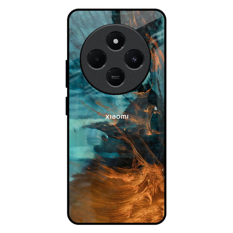 Golden Splash Glossy Case for Redmi 14C 5G