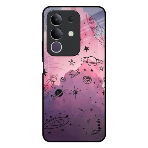 Space Doodles Glossy Case for Vivo T4x 5G