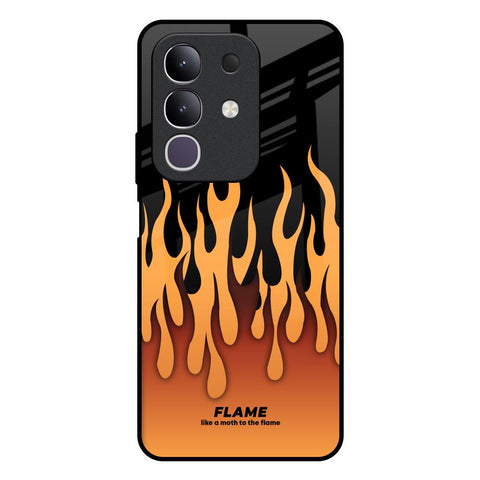 Fire Flame Glossy Case for Vivo T4x 5G