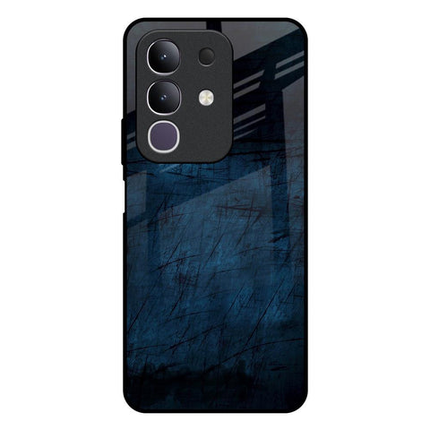 Dark Blue Grunge Glossy Case for Vivo T4x 5G