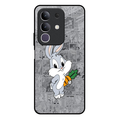 Cute Baby Bunny Glossy Case for Vivo T4x 5G