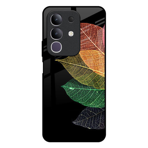 Colorful Leaves Glossy Case for Vivo T4x 5G