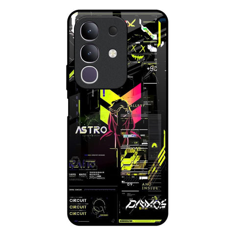 Astro Glitch Glossy Case for Vivo T4x 5G
