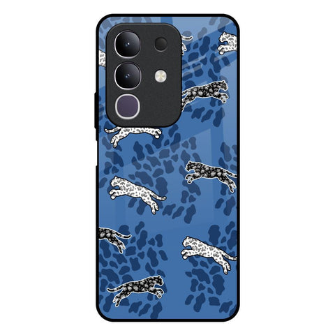 Blue Cheetah Glossy Case for Vivo T4x 5G