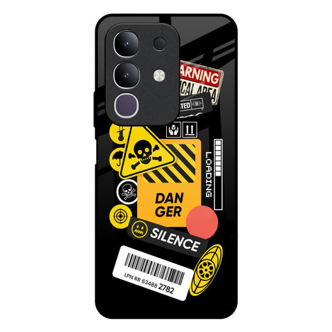 Danger Signs Glossy Case for Vivo T4x 5G