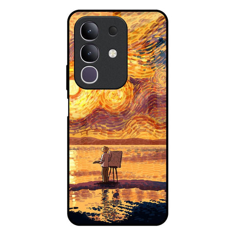Sunset Vincent Glossy Case for Vivo T4x 5G