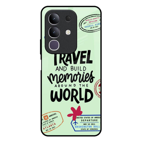 Travel Stamps Glossy Case for Vivo T4x 5G