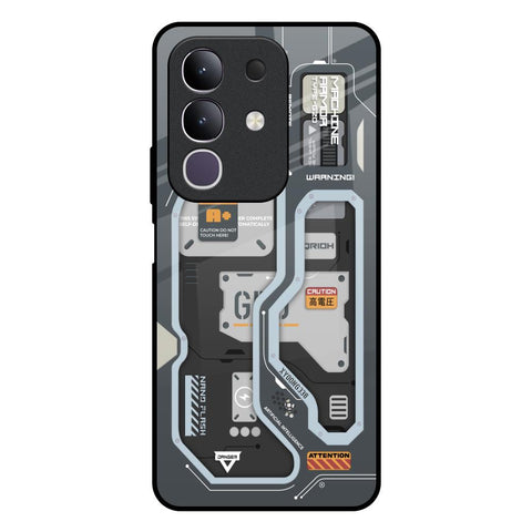Retro Futuristic Glossy Case for Vivo T4x 5G