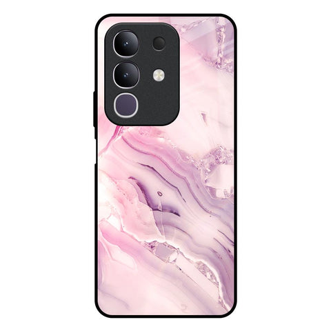 Diamond Pink Gradient Glossy Case For Vivo T4x 5G