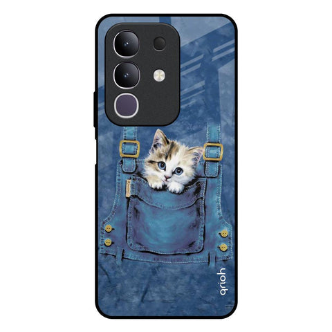 Kitty In Pocket Glossy Case For Vivo T4x 5G