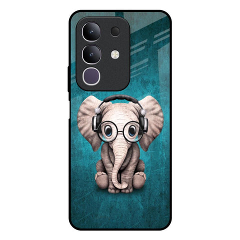 Adorable Baby Elephant Glossy Case For Vivo T4x 5G