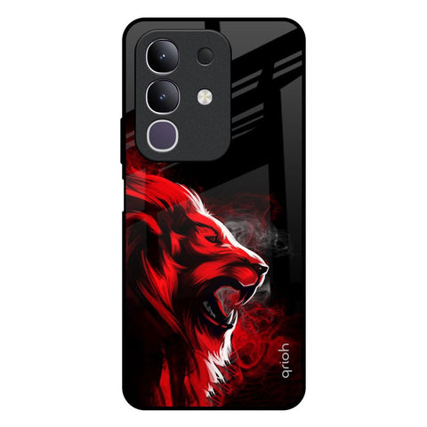 Red Angry Lion Glossy Case for Vivo T4x 5G