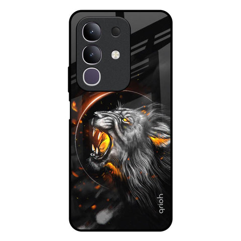 Aggressive Lion Glossy Case for Vivo T4x 5G