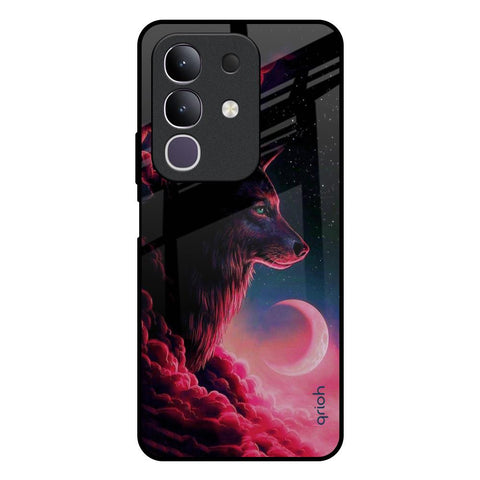 Moon Wolf Glossy Case for Vivo T4x 5G