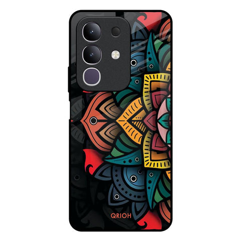 Retro Gorgeous Flower Glossy Case for Vivo T4x 5G