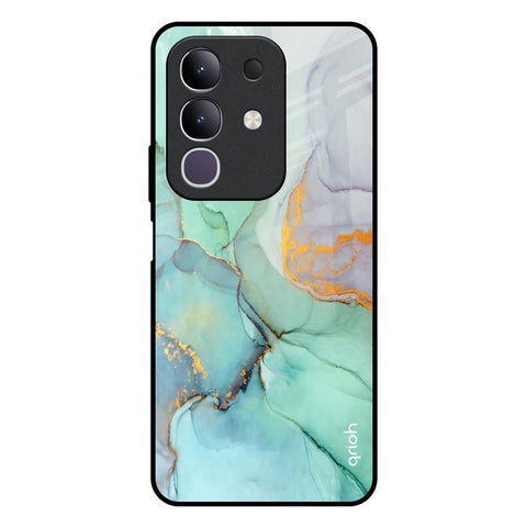 Green Marble Glossy Case for Vivo T4x 5G