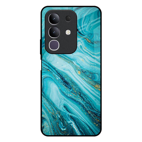 Ocean Marble Glossy Case for Vivo T4x 5G