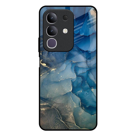 Blue Cool Marble Glossy Case for Vivo T4x 5G