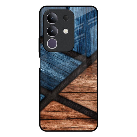 Wooden Tiles Glossy Case for Vivo T4x 5G