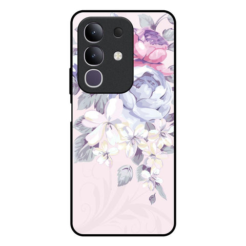 Elegant Floral Glossy Case for Vivo T4x 5G