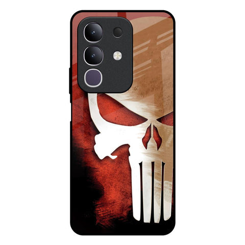 Red Skull Glossy Case for Vivo T4x 5G