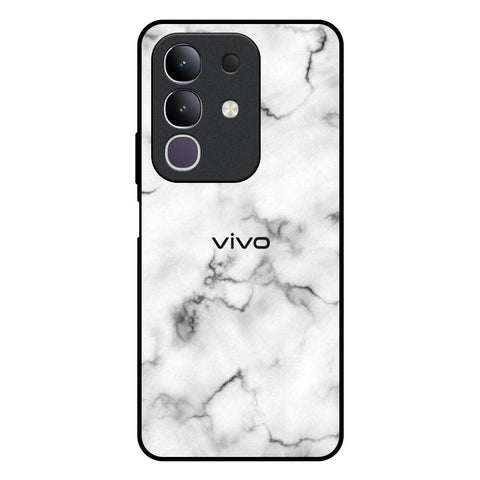 Satin White Marble Glossy Case for Vivo T4x 5G