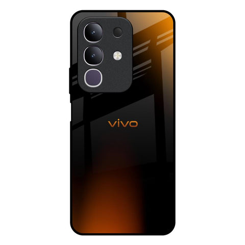 Orange Black Fusion Glossy Case for Vivo T4x 5G