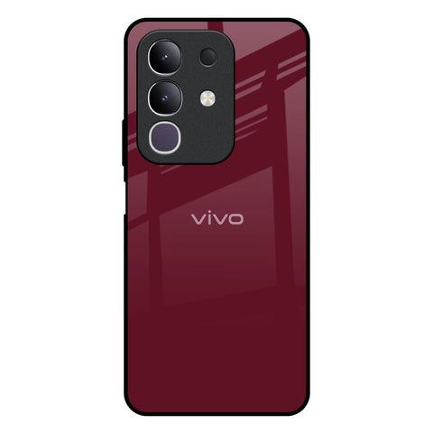 Classic Burgundy Glossy Case for Vivo T4x 5G
