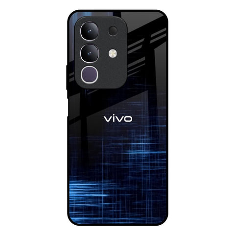 Blue Scratch Glossy Case for Vivo T4x 5G